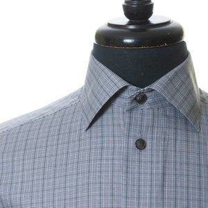 Eton Grey Check Contemporary Fit Shirt